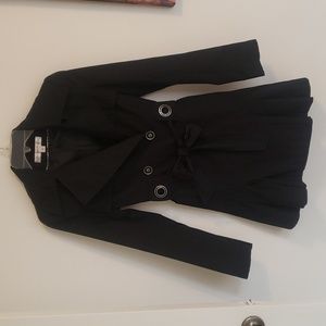 Via Spiga Trench Coat XS Black